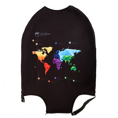 Др.Коффер LC-005M black чехол для чемодана