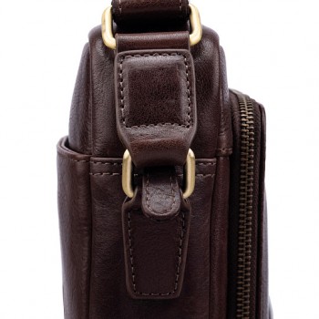 Сумка через плечо коричневая Dr.Koffer M402586-245-09