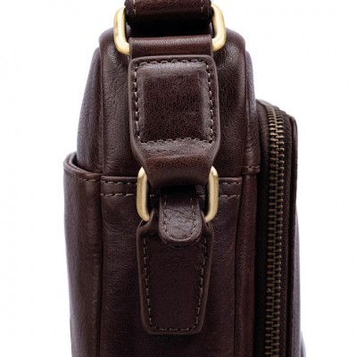 Сумка через плечо коричневая Dr.Koffer M402586-245-09