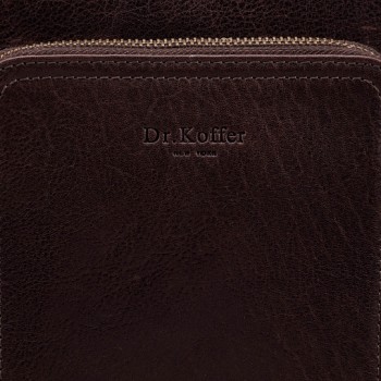 Сумка через плечо коричневая Dr.Koffer M402586-245-09