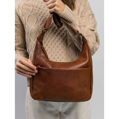 Женская сумка Dr.Koffer из натуральной кожи коричневая Женская сумка Dr.Koffer из натуральной кожи коричневая
