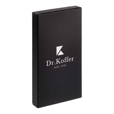 Кошелек Dr.Koffer из натуральной кожи черный Кошелек Dr.Koffer из натуральной кожи черный